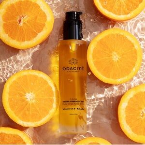 Odacité C-Glow Hydra-Firm Body Oil - Yellow. NIB 4 fl oz